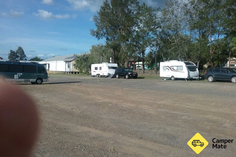 RV Stop at the old railway station