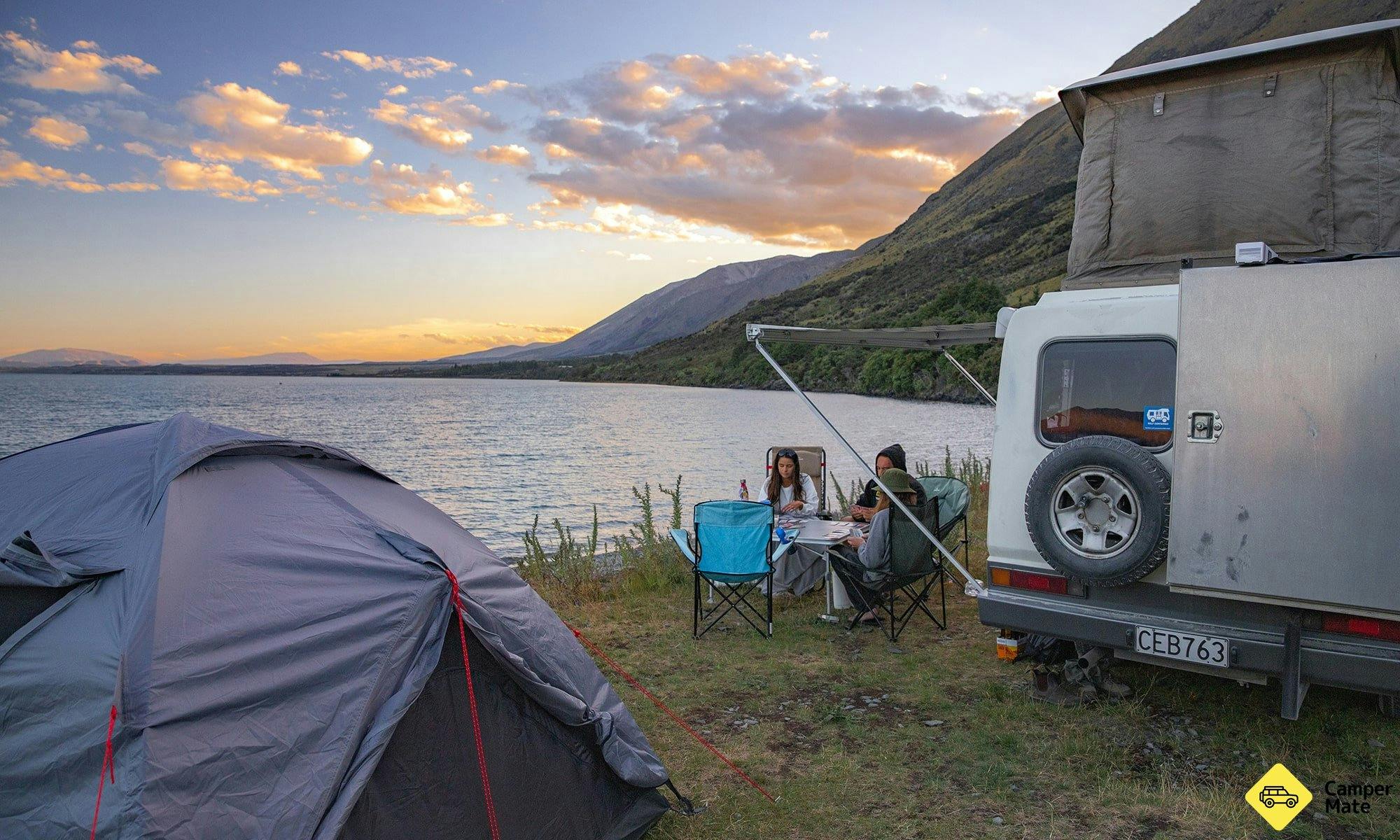 The South Island's Best Lakeside Camping